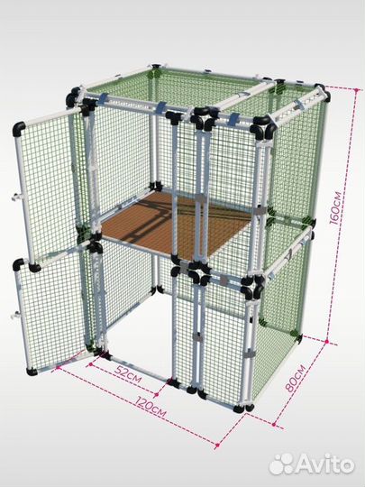 Вольер для кошек бу