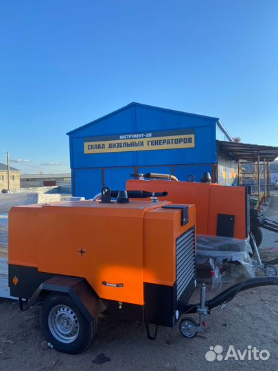 Компрессор дизельный ммз-пв6/0,7к на шасси