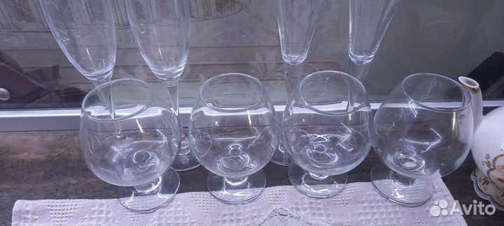 Набор бокалов коньячных состоящий из 4-х штук