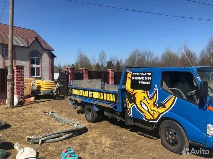 Полусухая стяжка пола в Никологорах