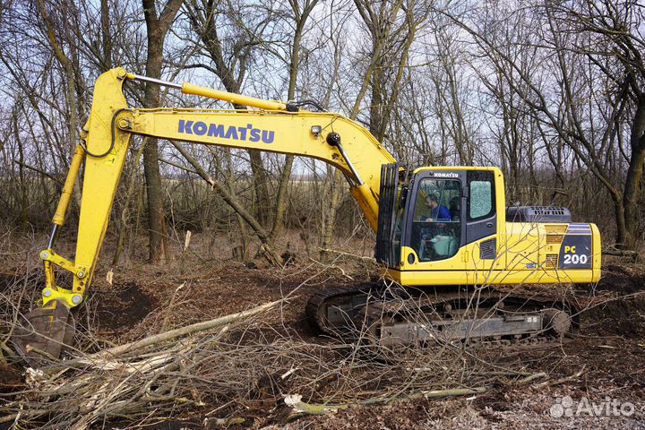 Раскорчевка садов, расчистка участков от дкр