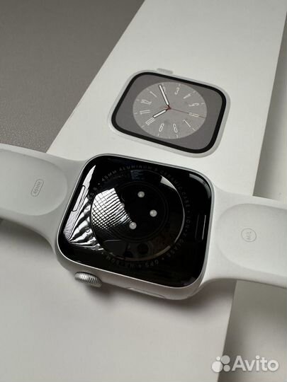 Часы apple watch 8 45mm Silver Aluminum