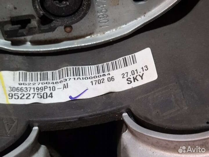 Руль Chevrolet Cruze J300 с подрулевой улиткой