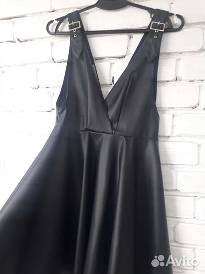 Сарафан экокожа р46