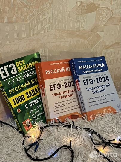 ЕГЭ/ Русский язык/Баз Математика/Егораева/Сенина