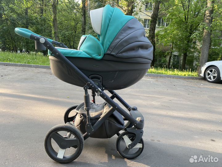 Коляска 2 в 1 adamex monte carbon