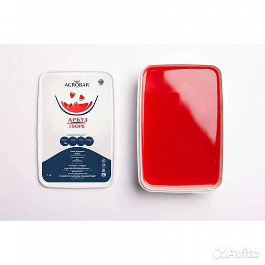Замороженное пюре Арбуз 1кг Агробар