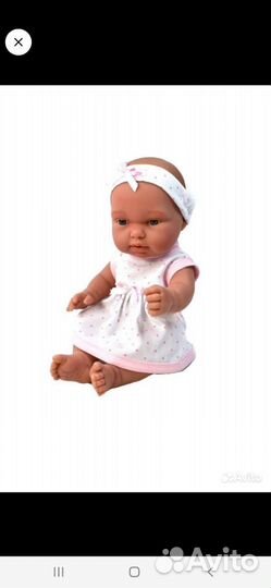 Кукла-пупс ванильный, 26см. Испания