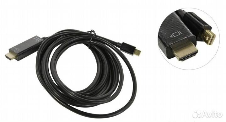 Кабель переходник Mini Displayport M в Hdmi M, одн
