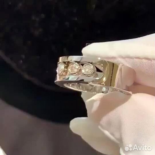 Кольцо Messika золото 585, бриллианты 0.15ct