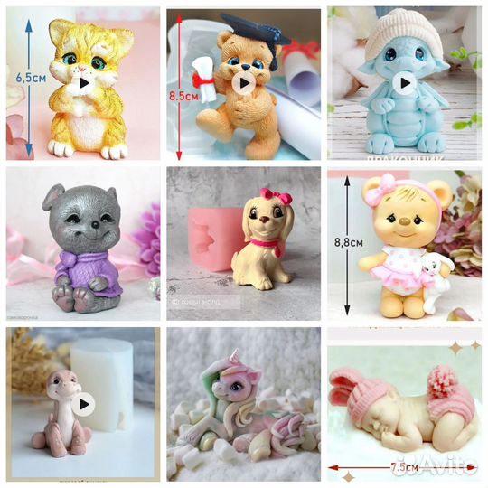 Силиконовые формы для шоколада