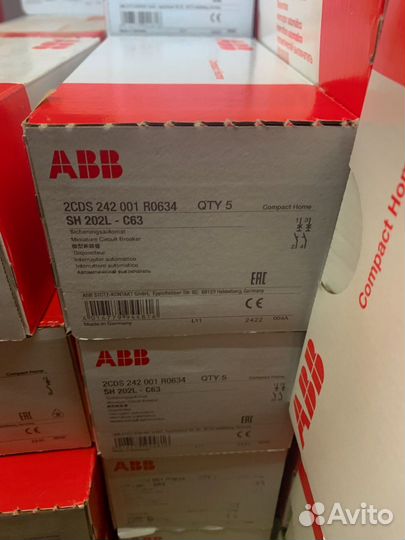 Автоматический выключатель abb sh 201/16a