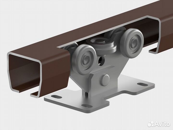Комплект откатных ворот для самостоятельной сборки