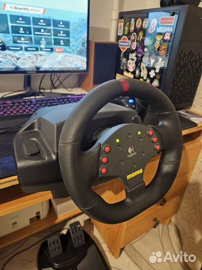 Руль logitech momo racing