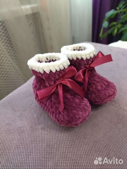 Пинетки новые подарок для новорожденных