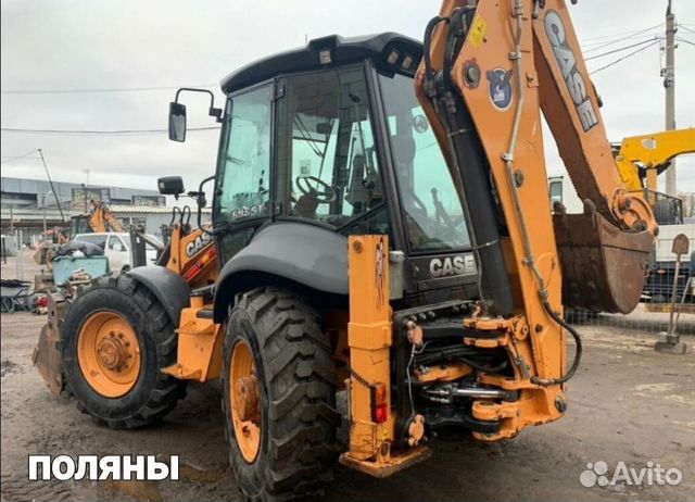 Трактор экскаватор погрузчик case 695ST, Поляны