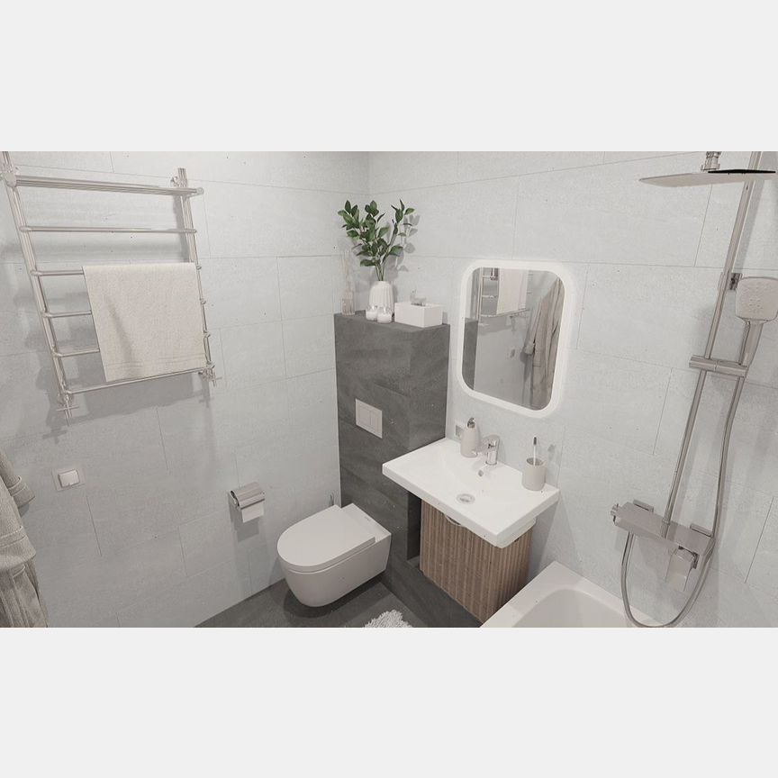 2-к. квартира, 54,3 м², 1/16 эт.