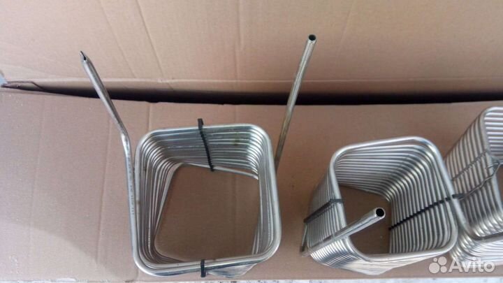 Чиллер, змеевик из нержавейки, контур, охладитель