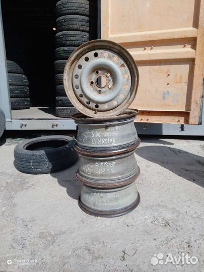 Штампованные диски r15 5x108