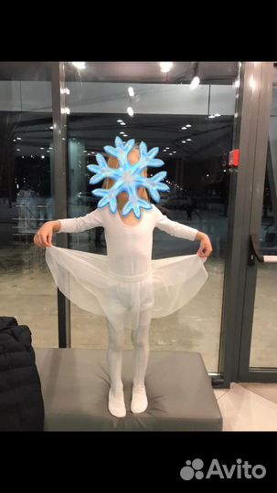 Купальник белый 110/116 на 3-6 лет