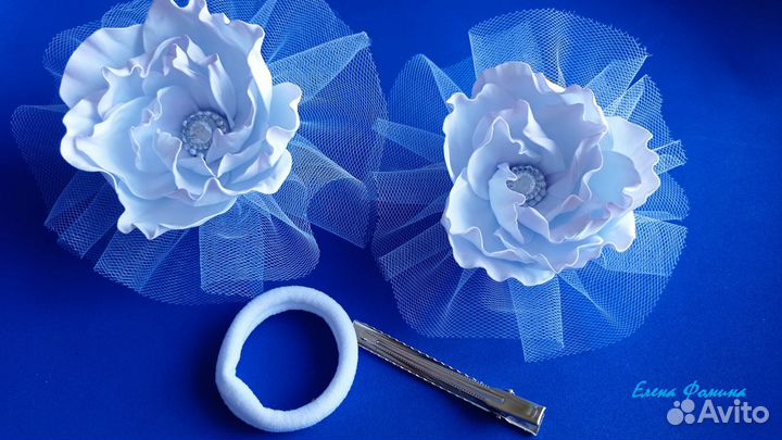 Заколочки, ободки ручная работа
