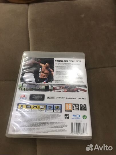 Мма диск на PS3