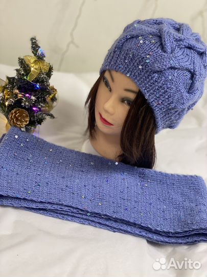 Шапки шарфы ручная работа