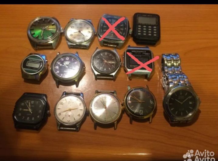 Часы механические, кварцевые, электронные