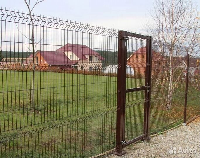 Забор из 3D сетки за 1 день качественно