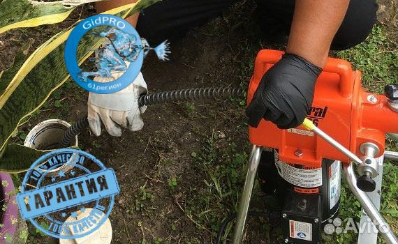 Прочистка канализации, устранение засоров