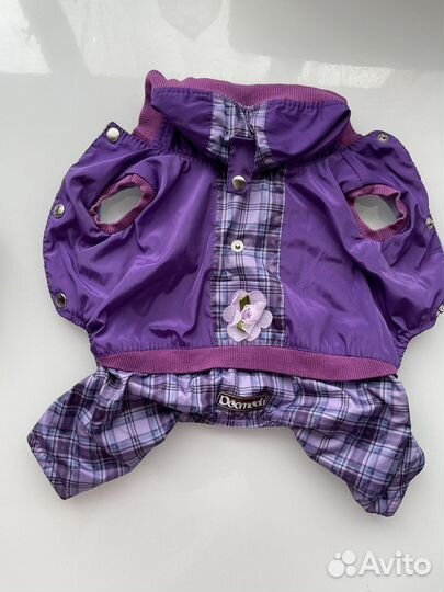 Куртка шубка и дождевик для собак s