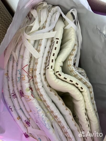 Бортики в детскую кроватку