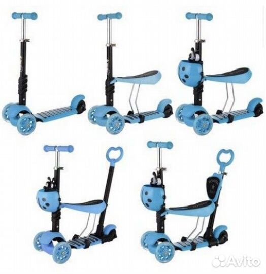Самокат беговел новый 5в1