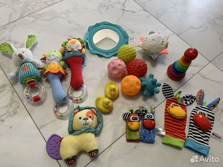 Развивающие игрушки-подвески/грызунки/погремушки