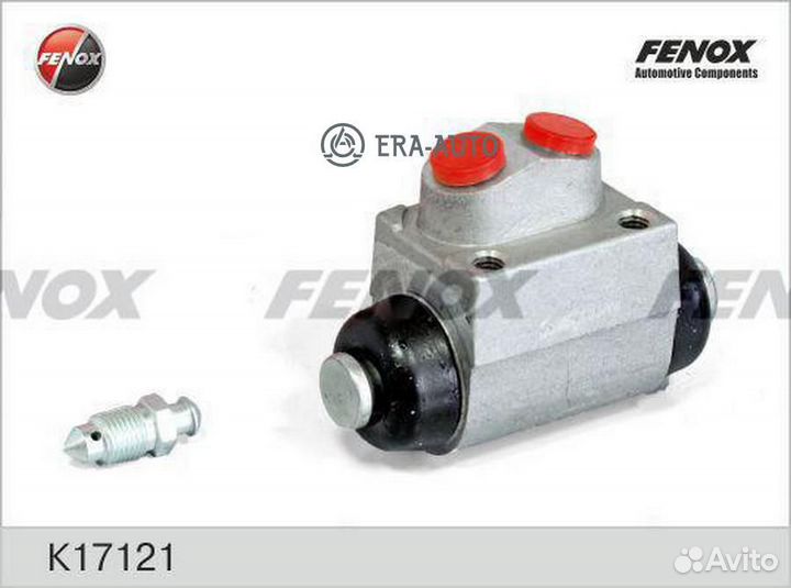 Fenox K17121 Цилиндр тормозной hyun/KIA accent/getz 00- лев.барабан
