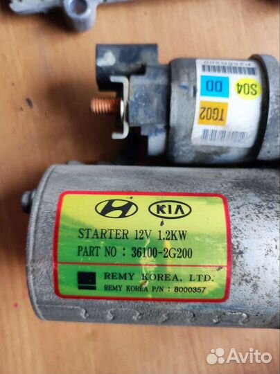 Стартер на Хендай Соната 6YF АКПП