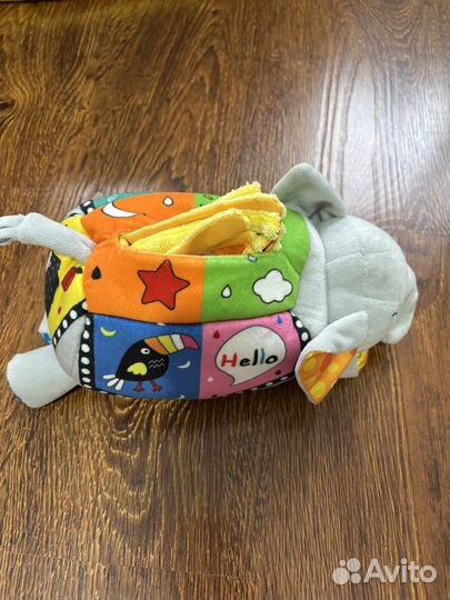 Развивающий слон мягкий