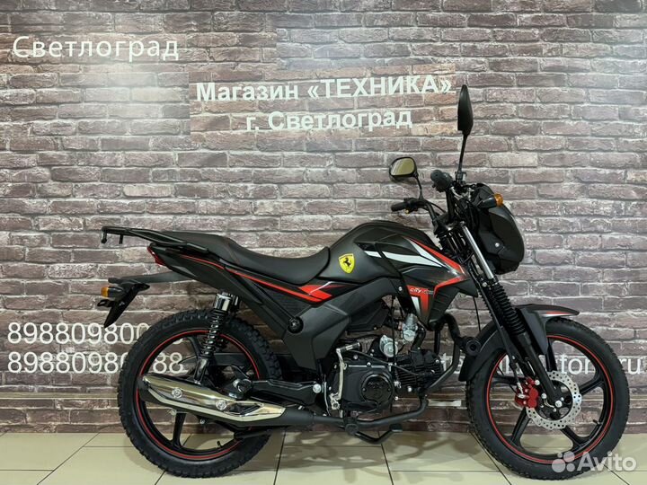 Мопед Alpha City 125сс Black Matt(2024г)