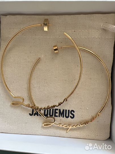 Jacquemus серьги оригинал