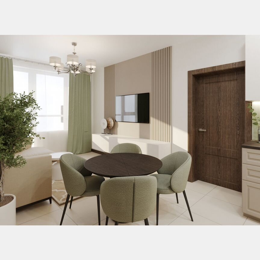 1-к. квартира, 42 м², 9/12 эт.