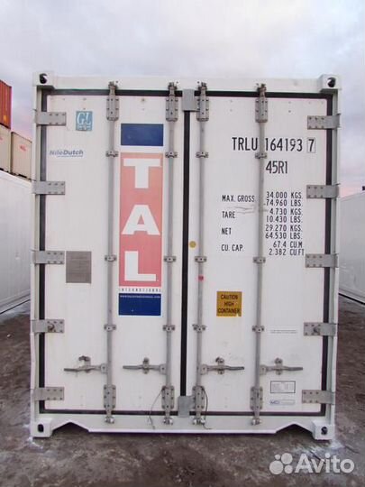 Рефконтейнер 40-футов carrier trlu 164193-7 2005г