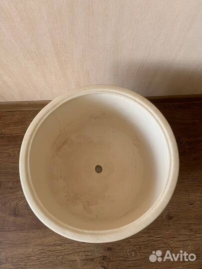 Керамический горшок для цветов, диаметр 40см, 6-7л