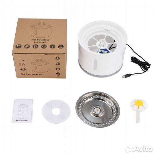 Автопоилка для животных. Фонтан для кошек и собак