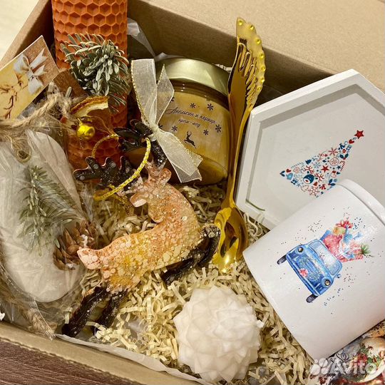 Подарочный набор новый год, новогодние боксы