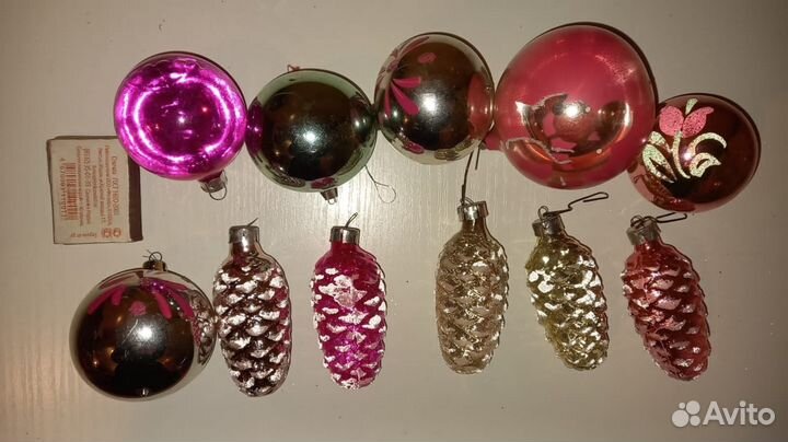 Елочные игрушки из СССР