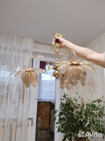 Люстра потолочная бу