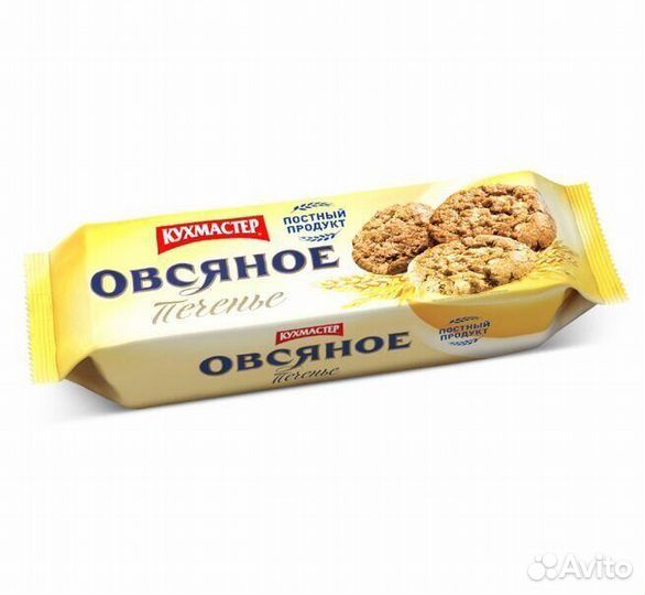 Сдобное печенье Кухмастер Овсяное 270г