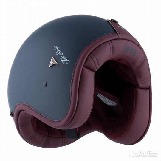 BY city Two Strokes Open Face Helmet Синий