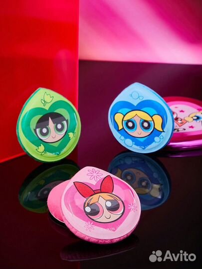 Набор Макияжных подушечек THE powerpuff girls