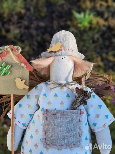 Садовый ангел (Пугало) в стиле Тильда